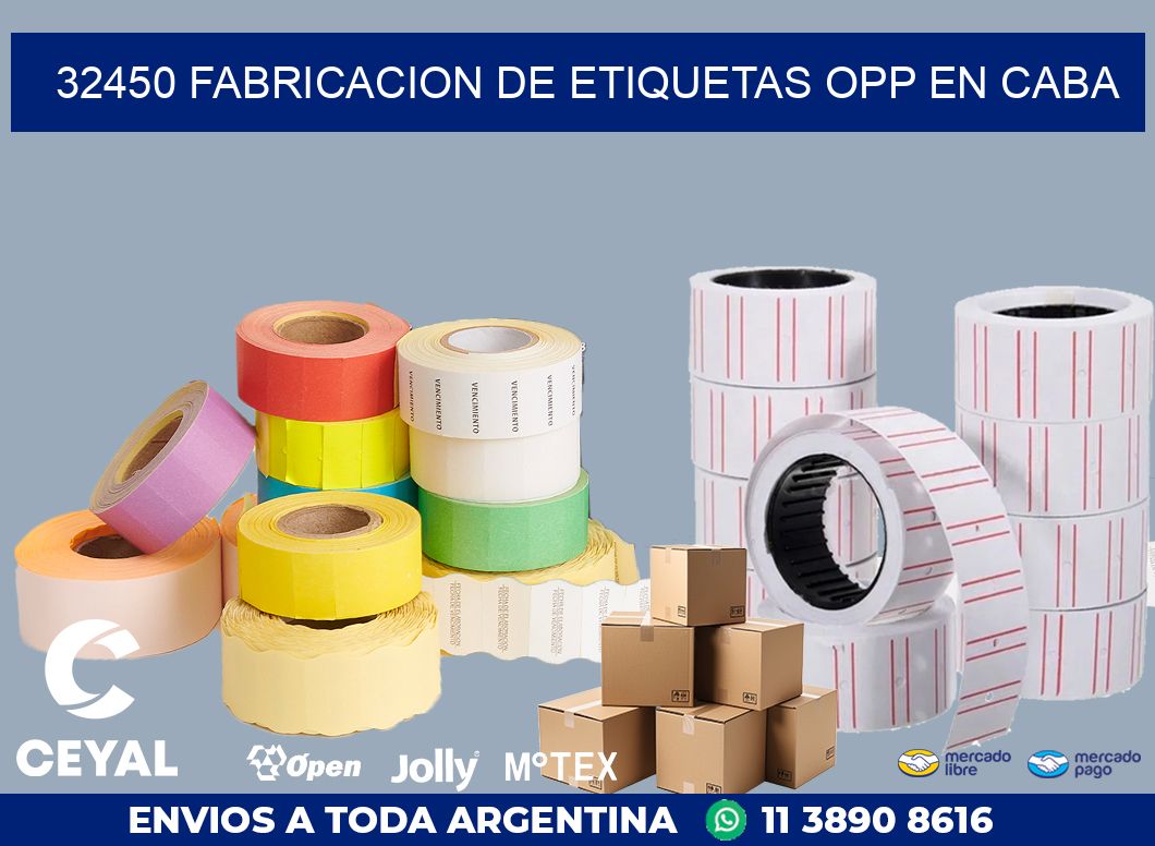 32450 FABRICACION DE ETIQUETAS OPP EN CABA