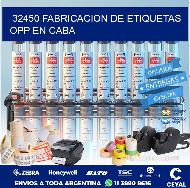 32450 FABRICACION DE ETIQUETAS OPP EN CABA