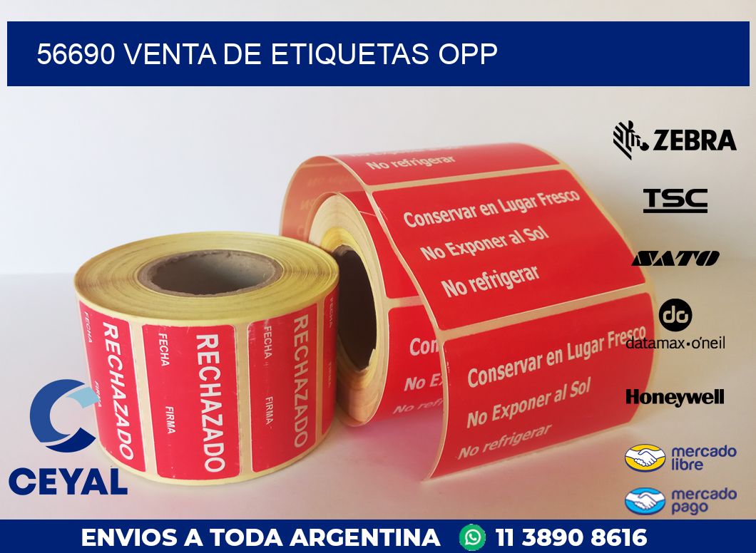 56690 VENTA DE ETIQUETAS OPP