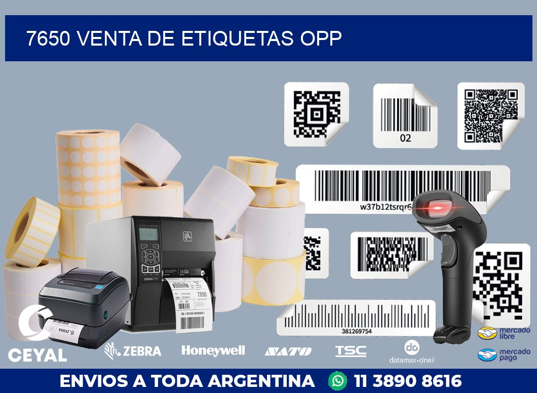 7650 VENTA DE ETIQUETAS OPP