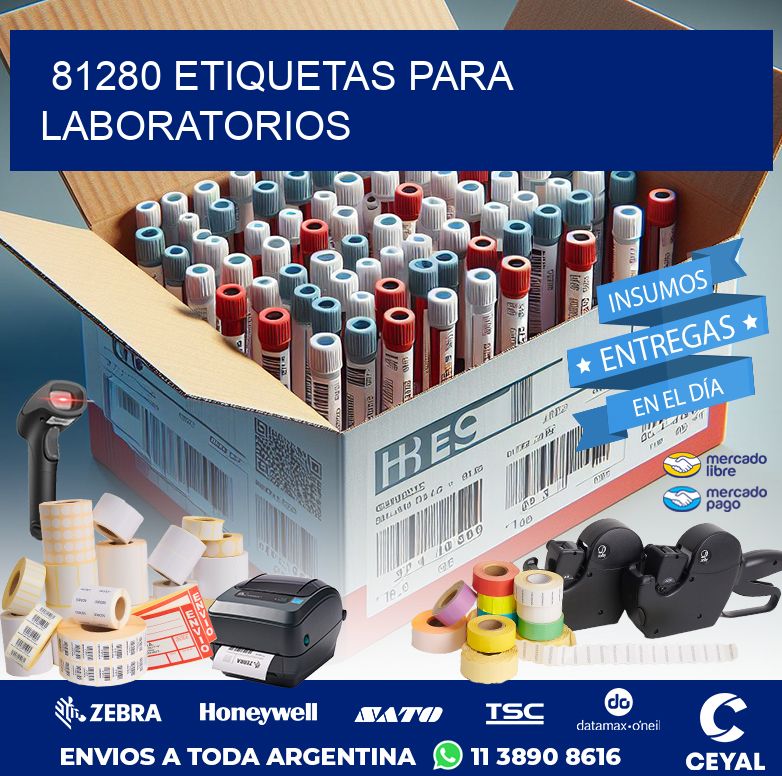 81280 ETIQUETAS PARA LABORATORIOS