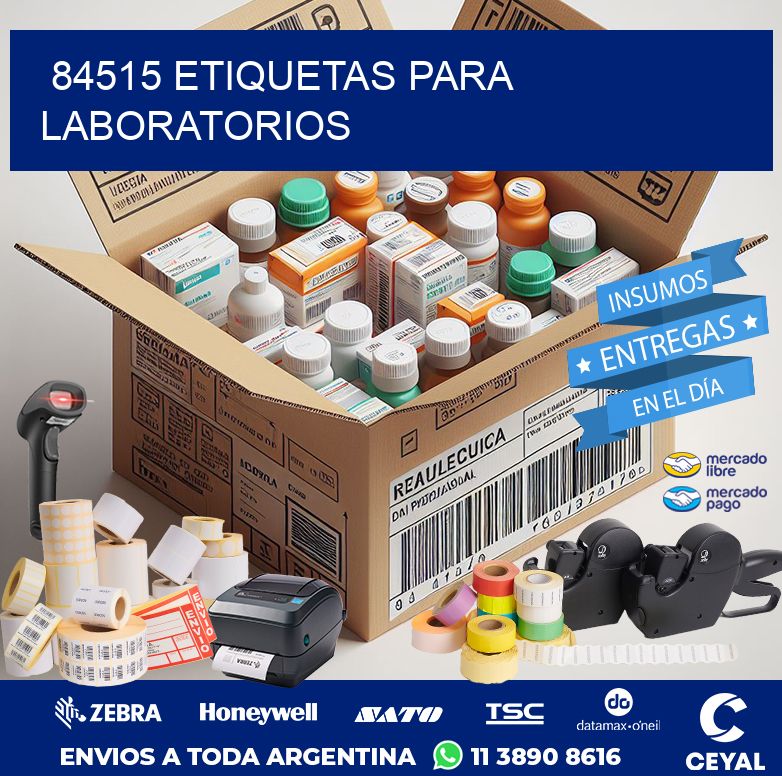 84515 ETIQUETAS PARA LABORATORIOS