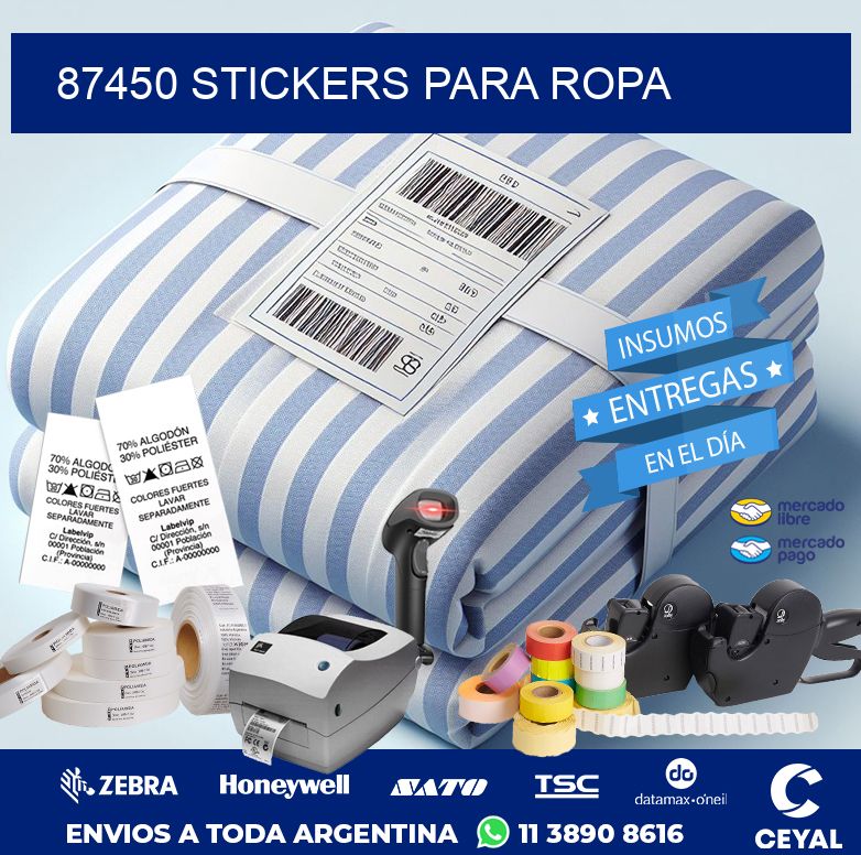 87450 STICKERS PARA ROPA