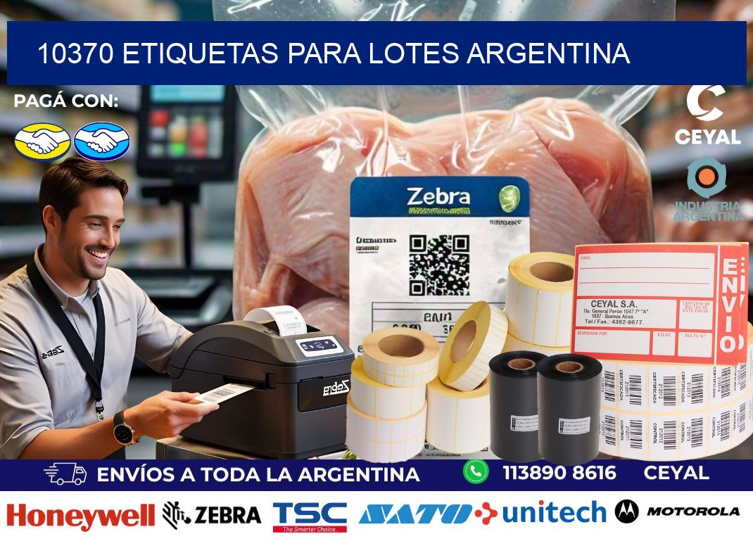 10370 ETIQUETAS PARA LOTES ARGENTINA