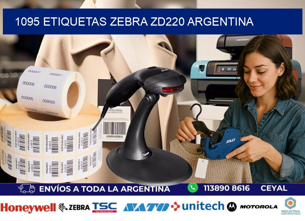 1095 etiquetas zebra zd220 argentina