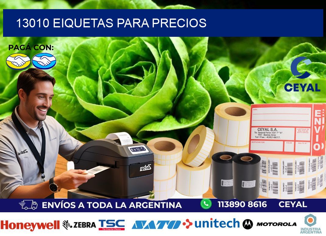13010 EIQUETAS PARA PRECIOS