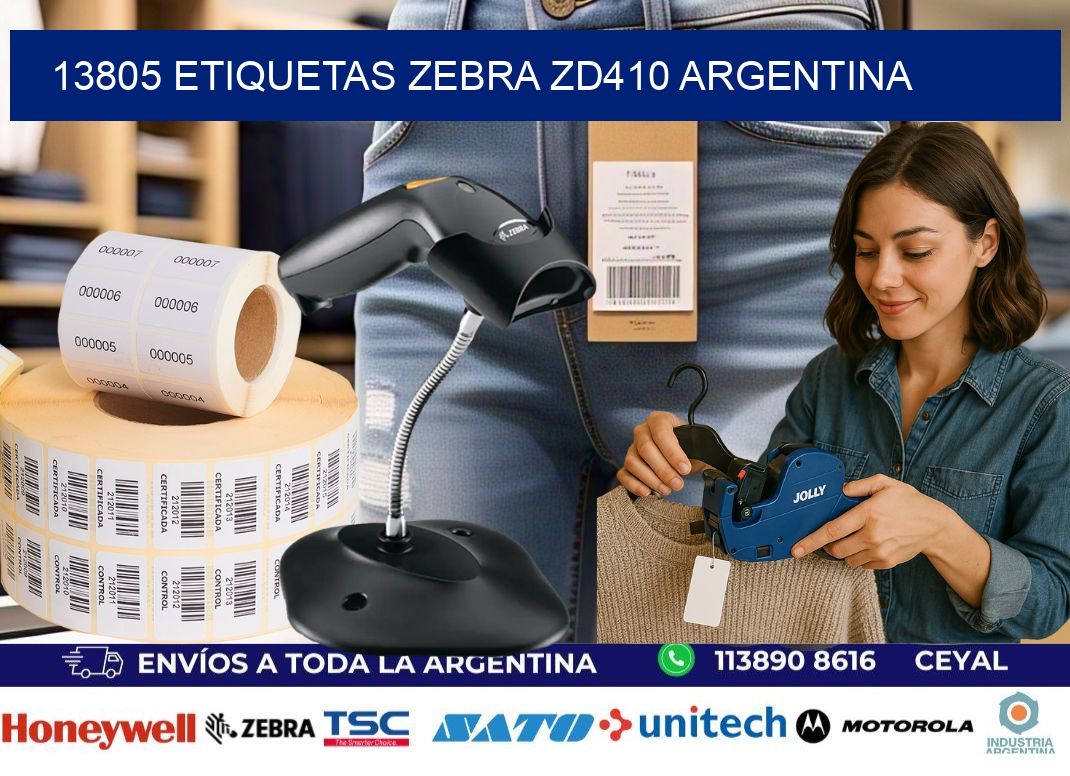 13805 etiquetas zebra zd410 argentina