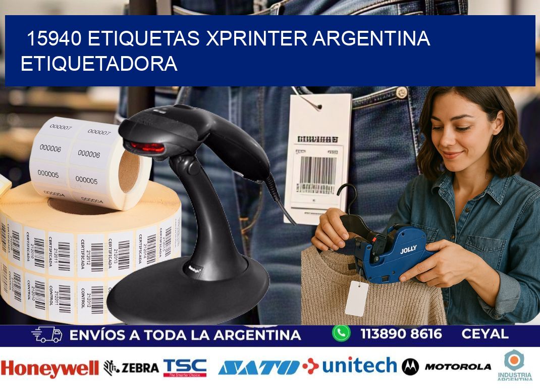 15940 etiquetas xprinter argentina ETIQUETADORA
