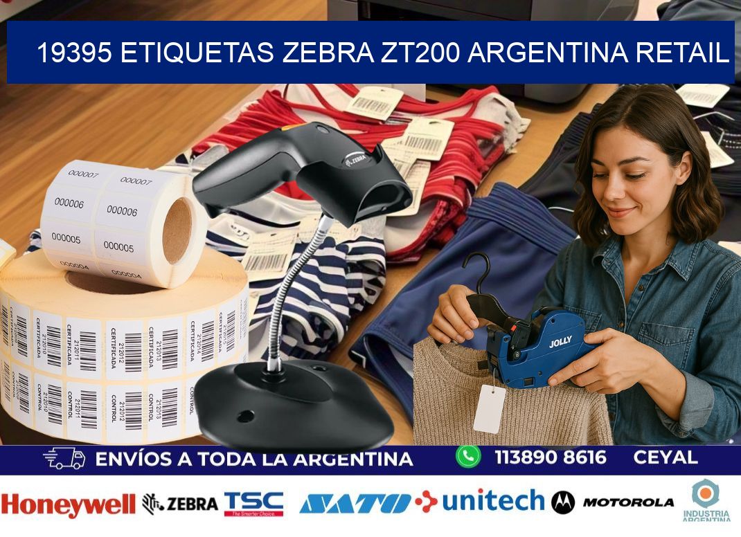 19395 etiquetas zebra zt200 argentina RETAIL