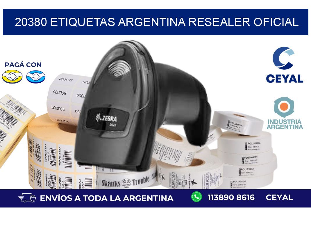 20380 etiquetas argentina RESEALER OFICIAL