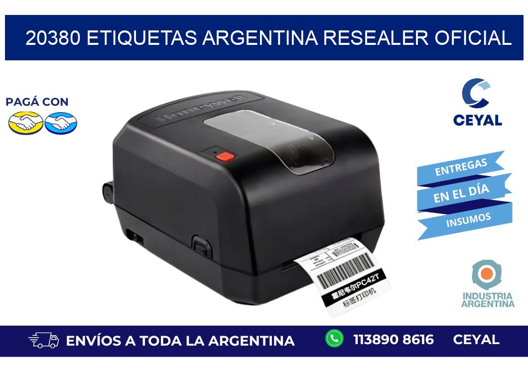 20380 etiquetas argentina RESEALER OFICIAL