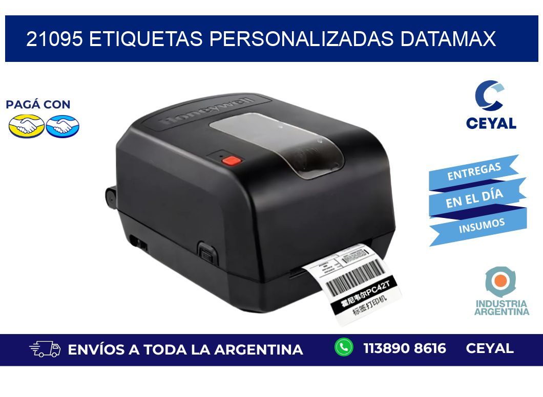 21095 ETIQUETAS PERSONALIZADAS DATAMAX