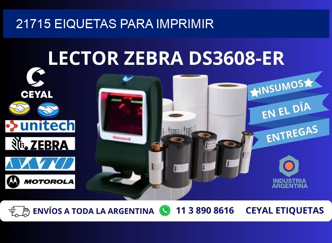 21715 EIQUETAS PARA IMPRIMIR