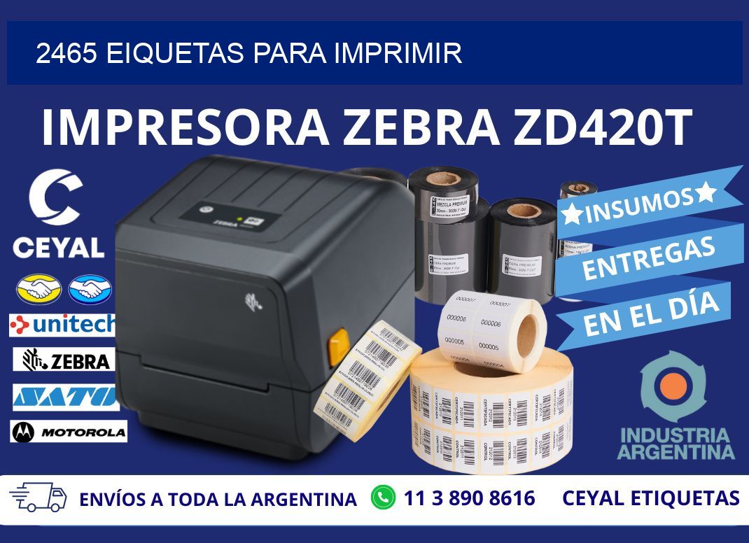 2465 EIQUETAS PARA IMPRIMIR