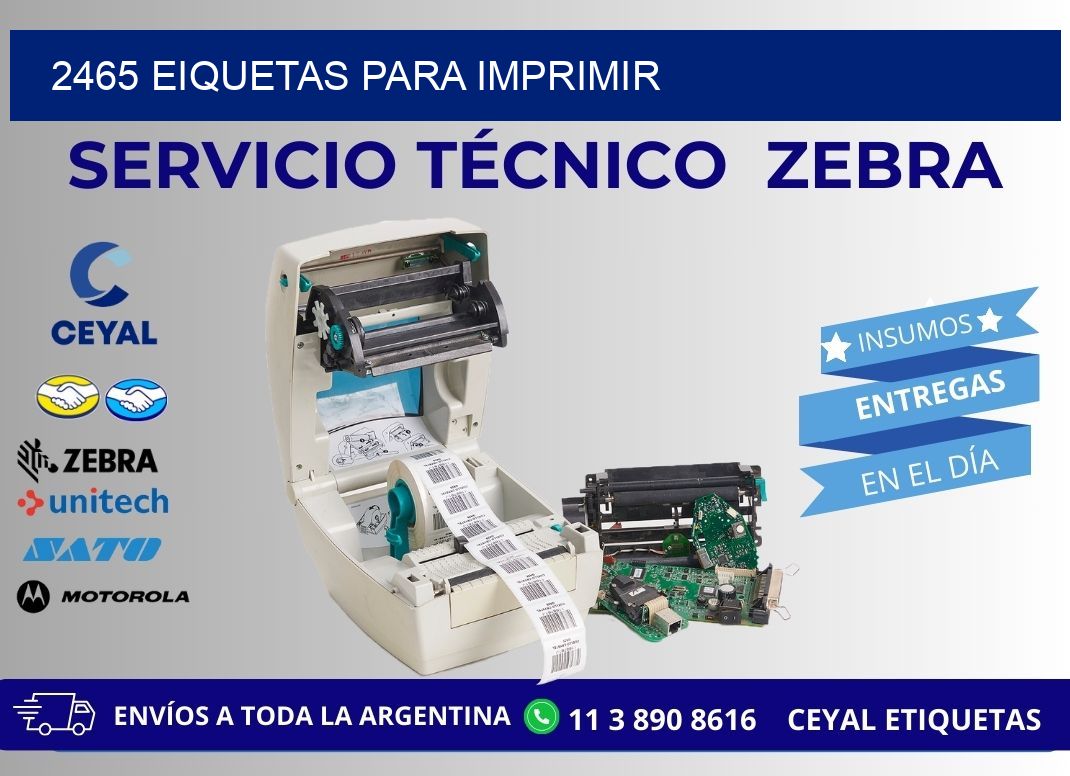 2465 EIQUETAS PARA IMPRIMIR