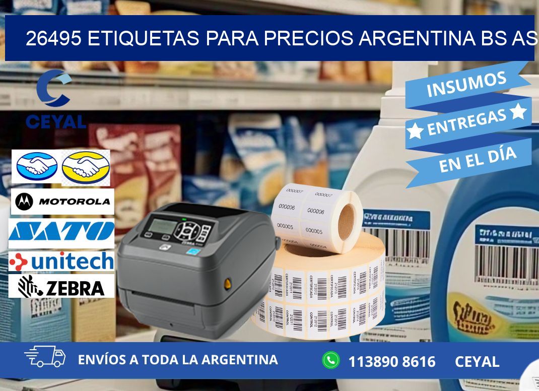 26495 ETIQUETAS PARA PRECIOS ARGENTINA BS AS