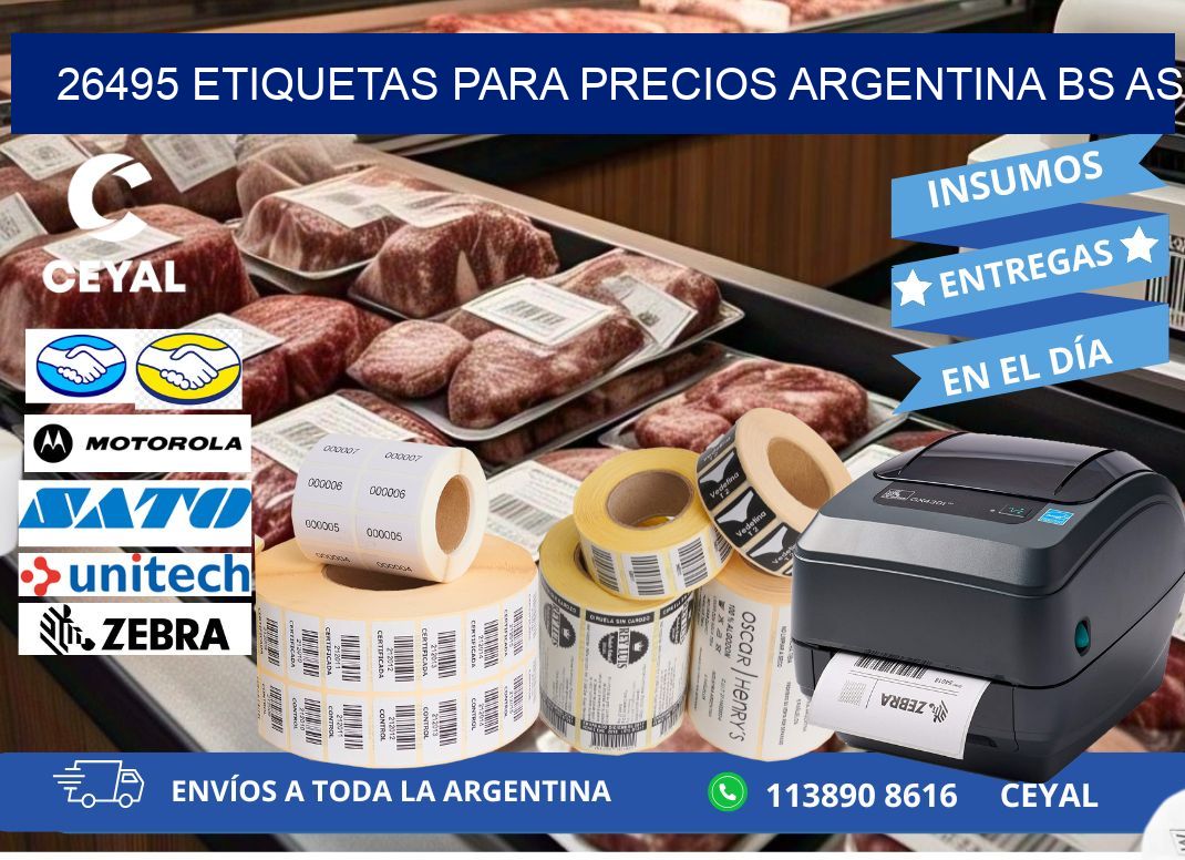 26495 ETIQUETAS PARA PRECIOS ARGENTINA BS AS