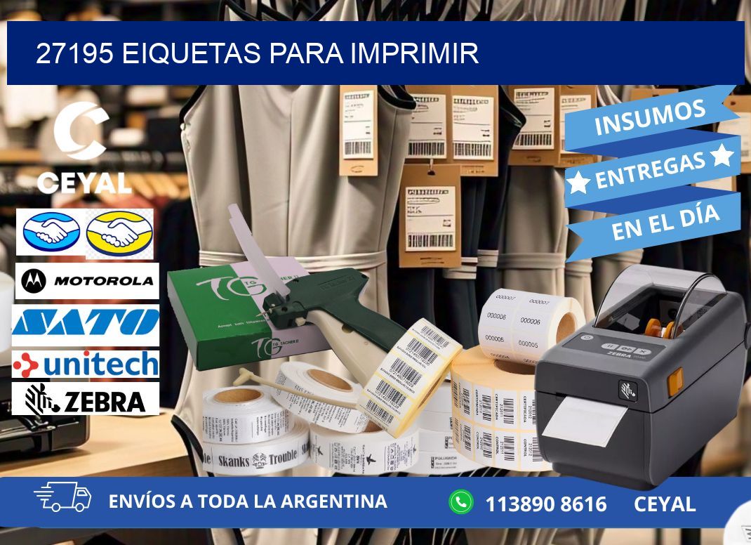 27195 EIQUETAS PARA IMPRIMIR