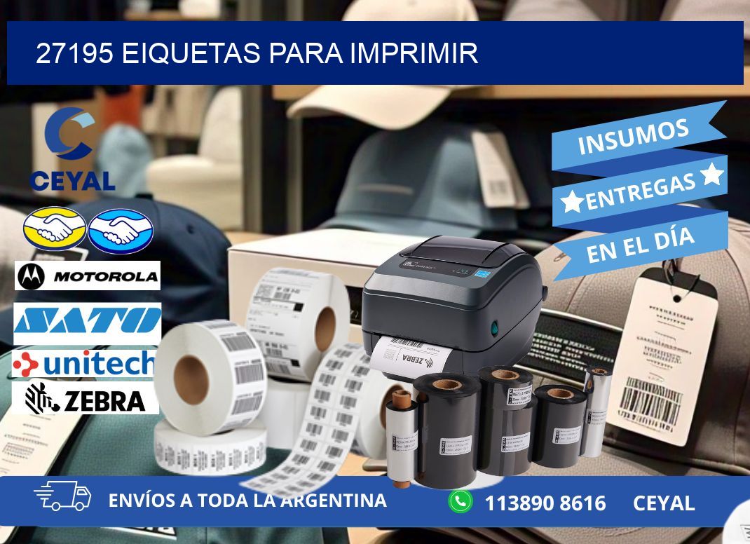 27195 EIQUETAS PARA IMPRIMIR