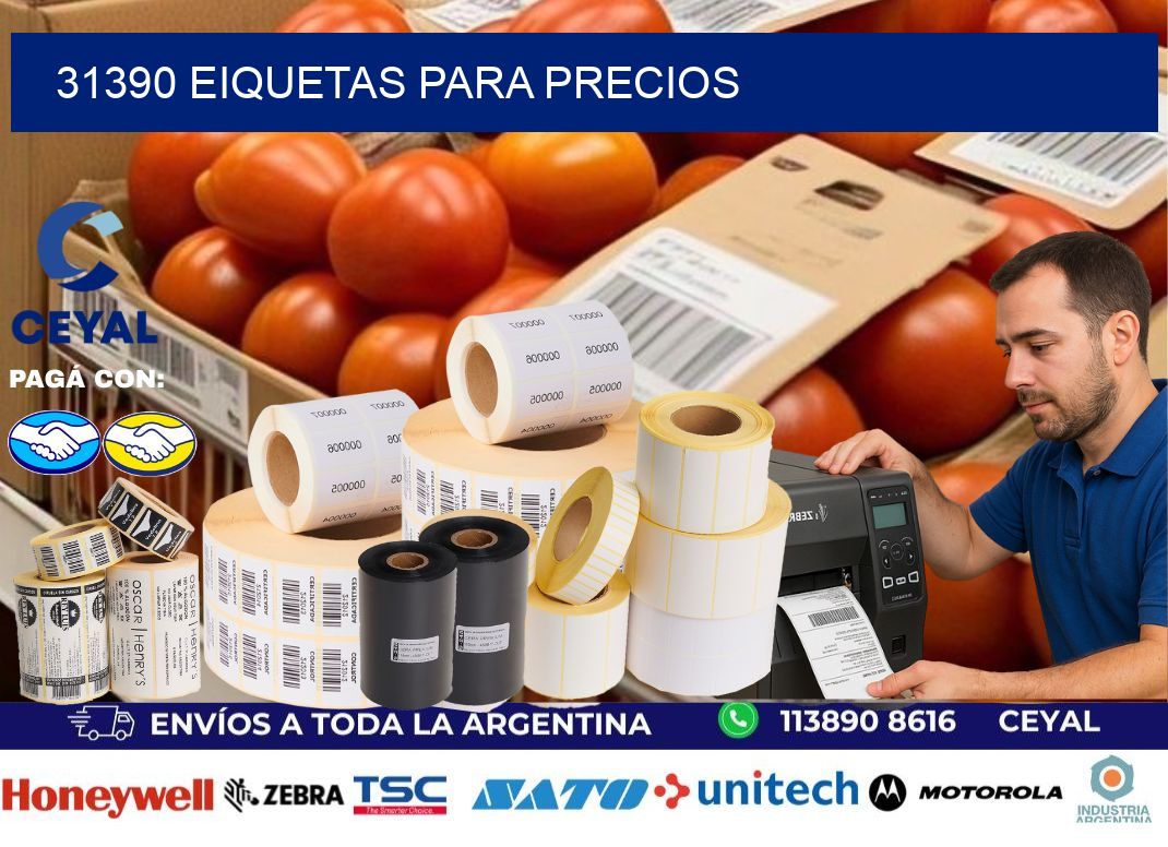 31390 EIQUETAS PARA PRECIOS
