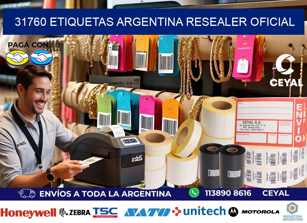 31760 etiquetas argentina RESEALER OFICIAL