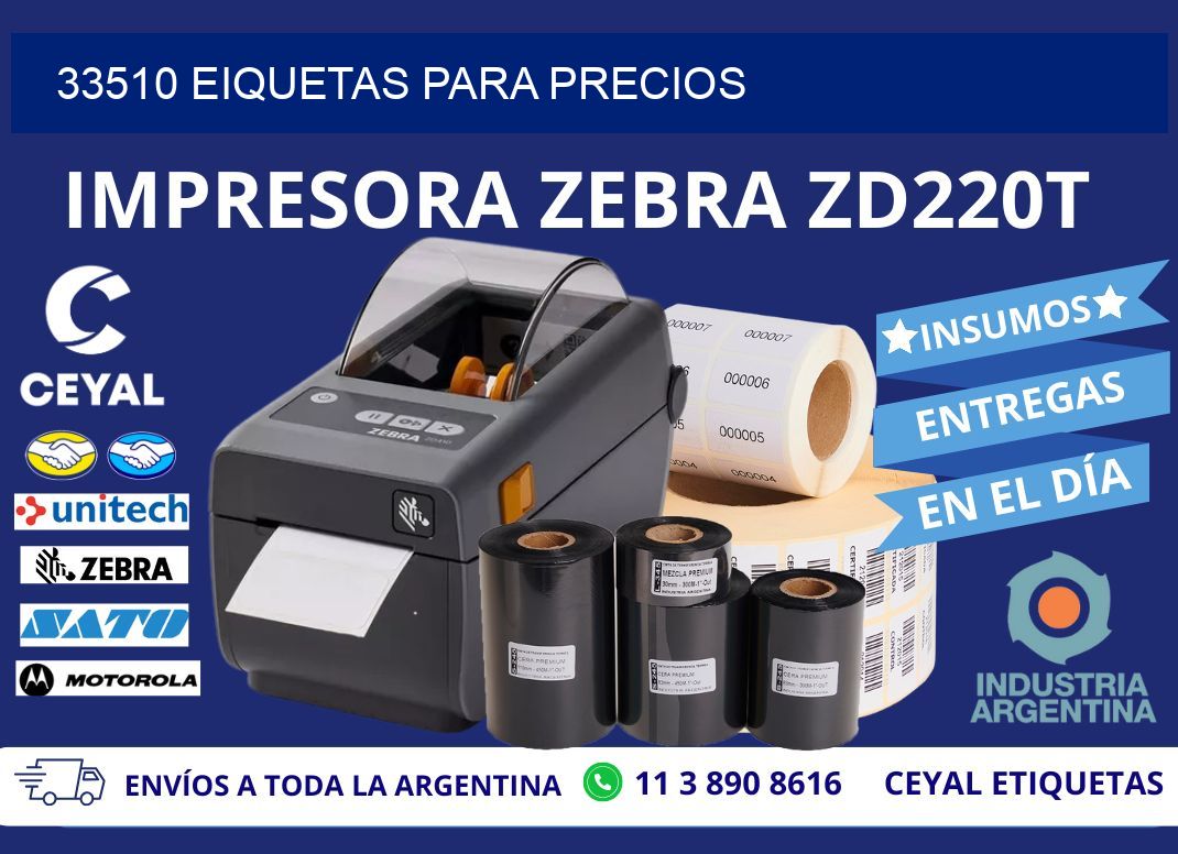 33510 EIQUETAS PARA PRECIOS