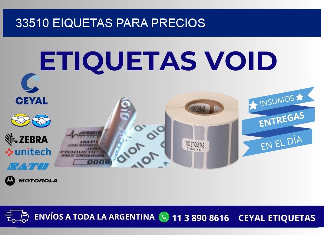 33510 EIQUETAS PARA PRECIOS