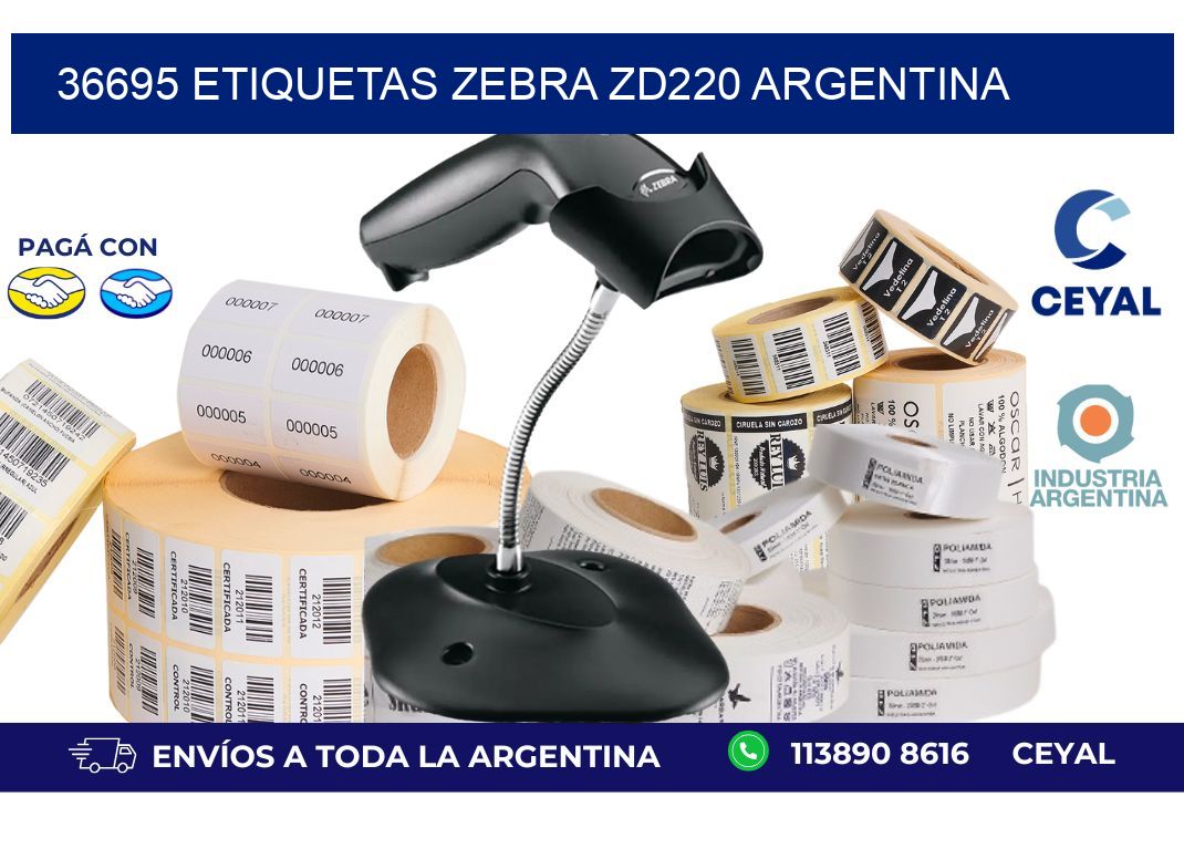 36695 etiquetas zebra zd220 argentina