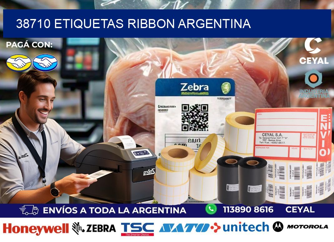 38710 etiquetas ribbon argentina