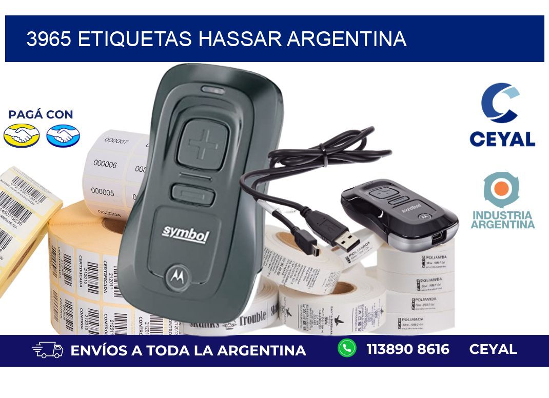 3965 etiquetas hassar argentina