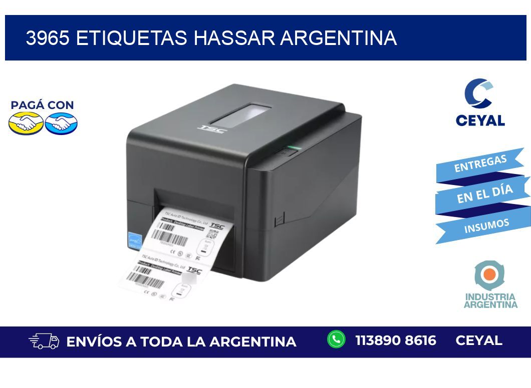 3965 etiquetas hassar argentina