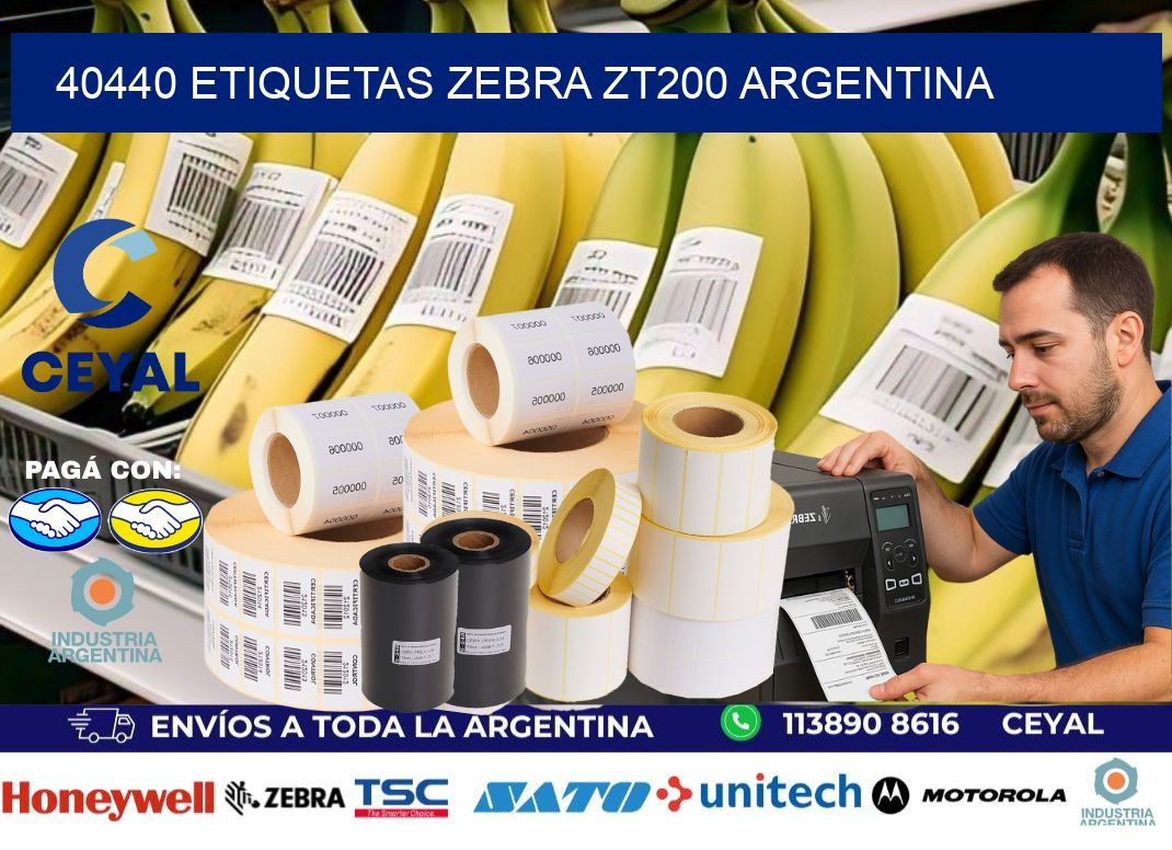 40440 etiquetas zebra zt200 argentina