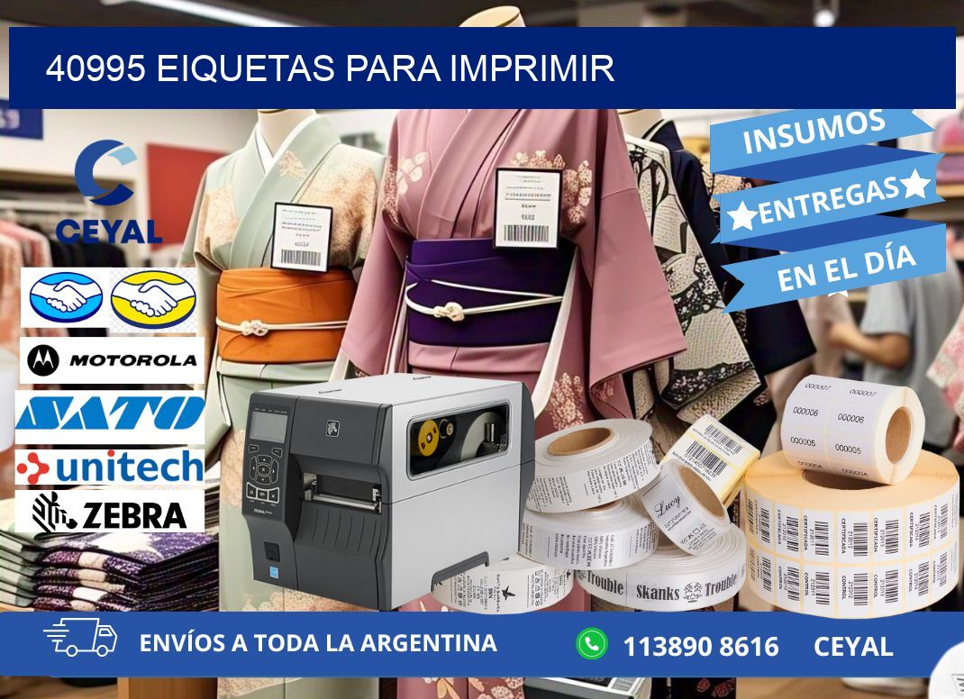 40995 EIQUETAS PARA IMPRIMIR