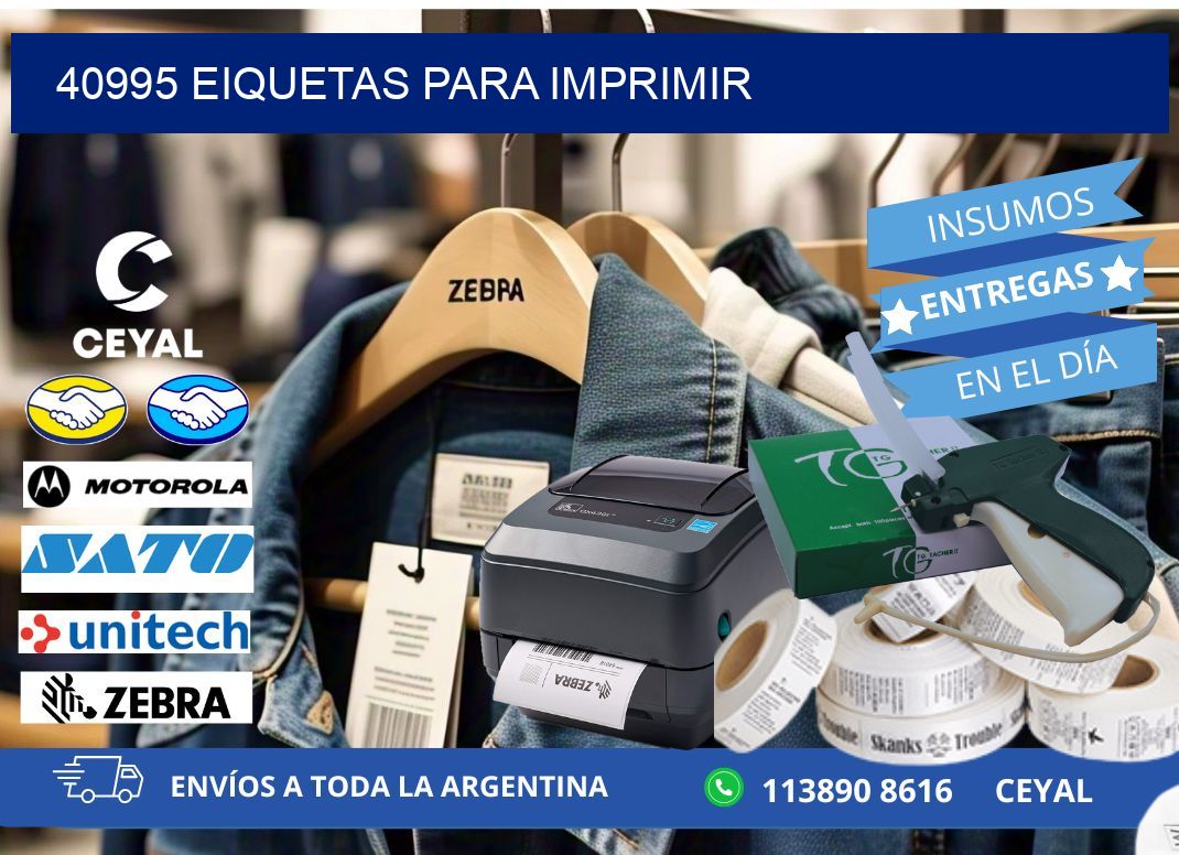 40995 EIQUETAS PARA IMPRIMIR