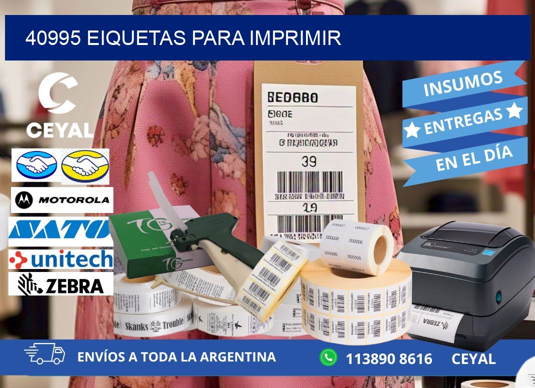40995 EIQUETAS PARA IMPRIMIR