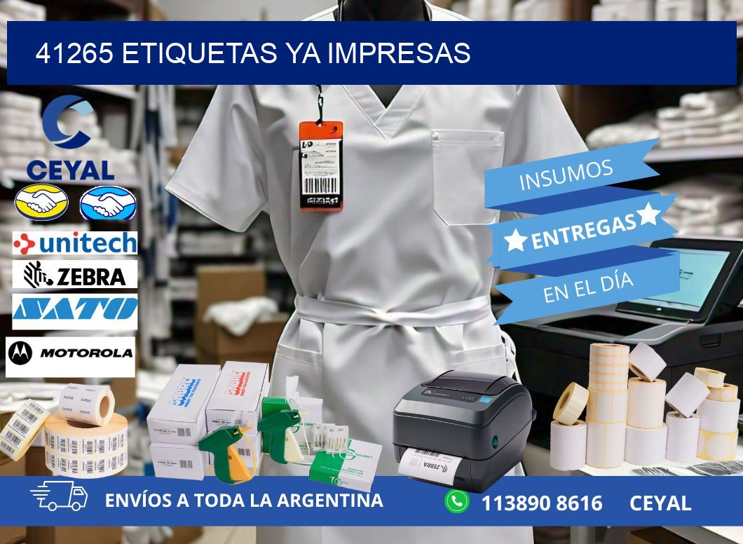 41265 ETIQUETAS YA IMPRESAS