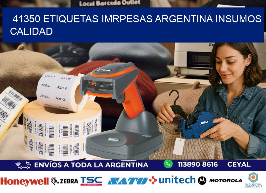 41350 etiquetas imrpesas argentina INSUMOS CALIDAD