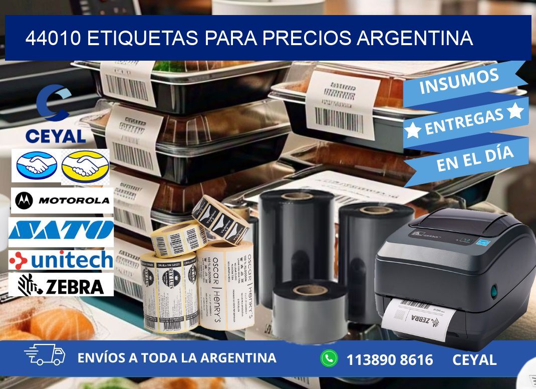 44010 ETIQUETAS PARA PRECIOS ARGENTINA