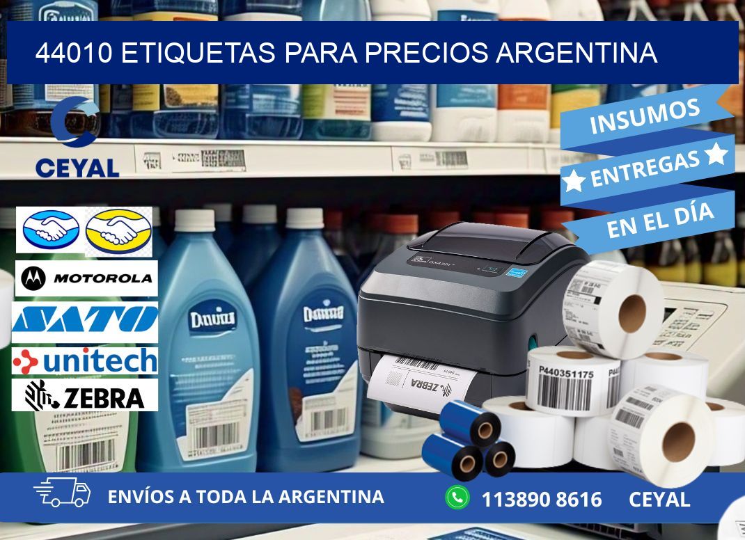 44010 ETIQUETAS PARA PRECIOS ARGENTINA