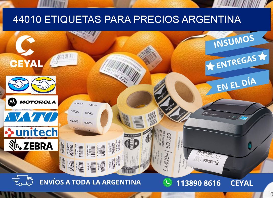 44010 ETIQUETAS PARA PRECIOS ARGENTINA