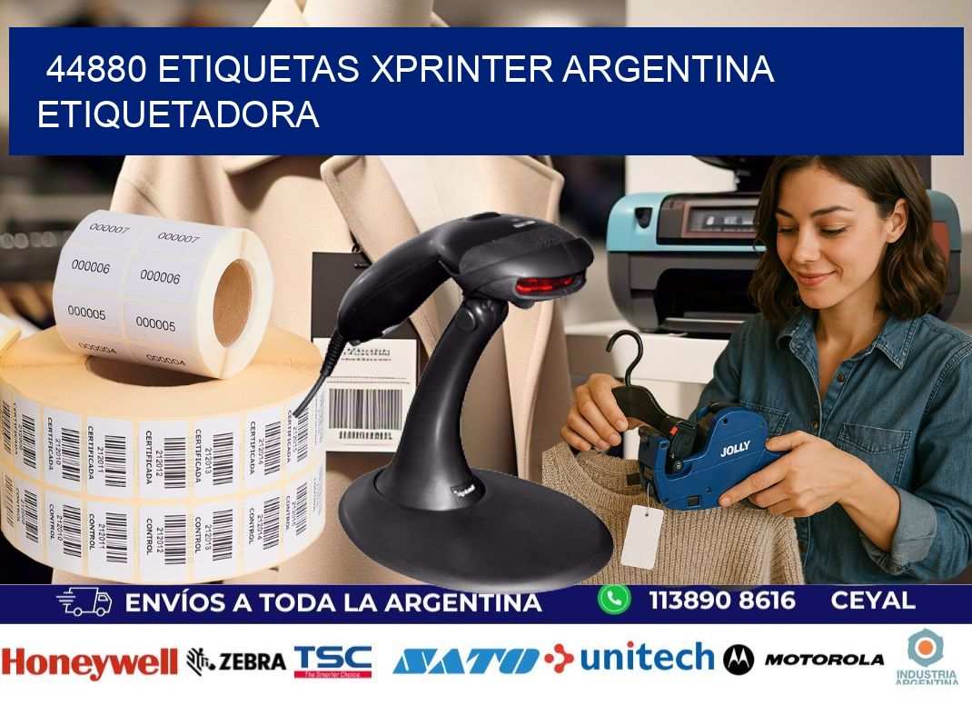 44880 etiquetas xprinter argentina ETIQUETADORA