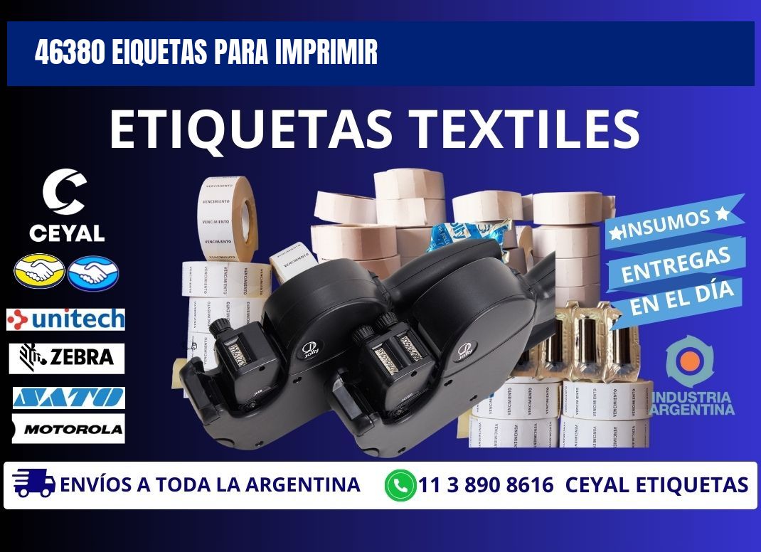 46380 EIQUETAS PARA IMPRIMIR