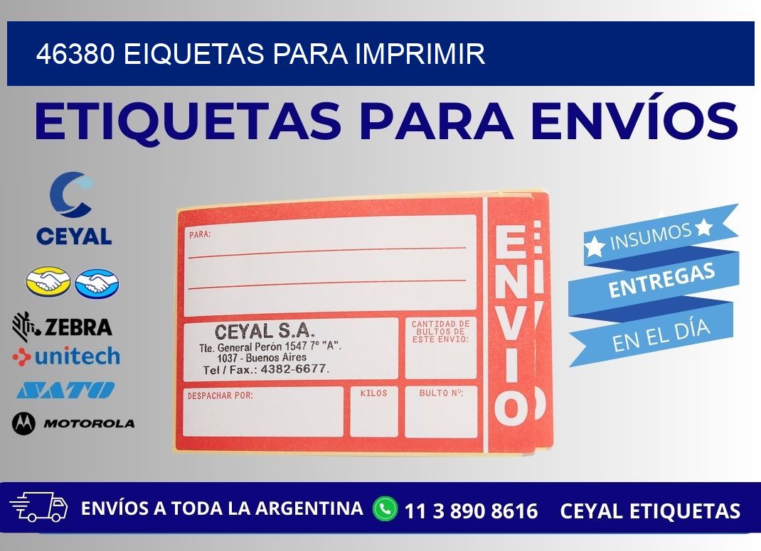46380 EIQUETAS PARA IMPRIMIR