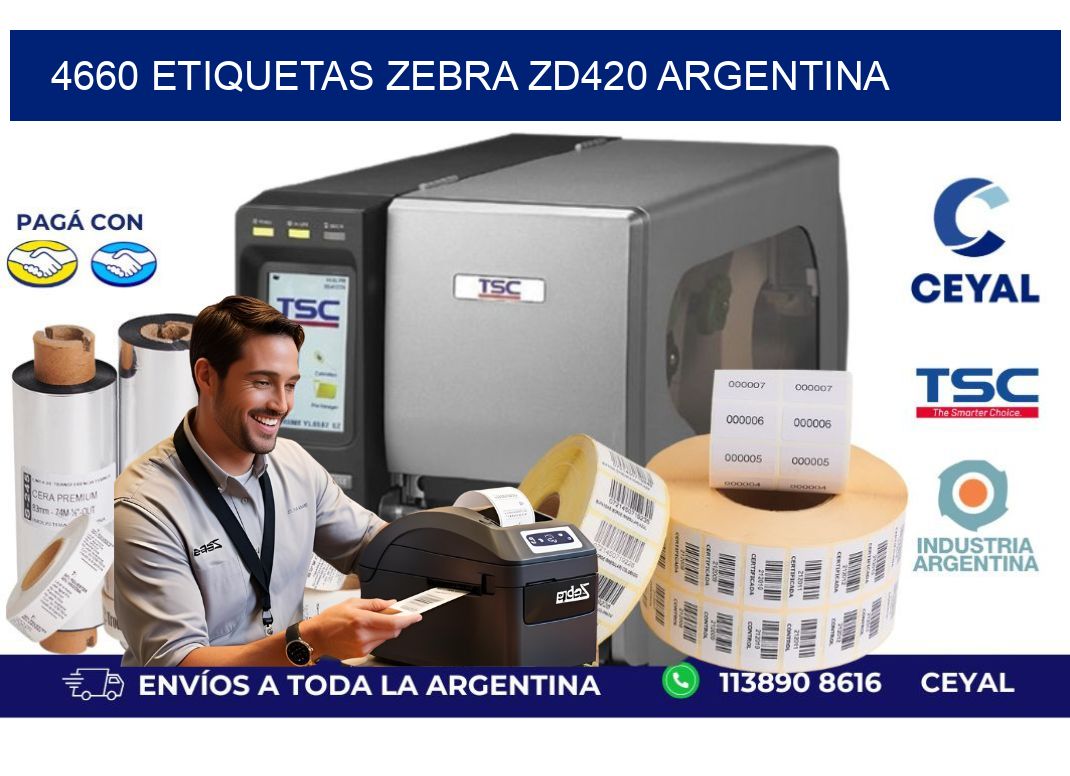 4660 etiquetas zebra zd420 argentina