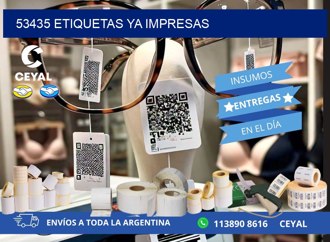 53435 ETIQUETAS YA IMPRESAS
