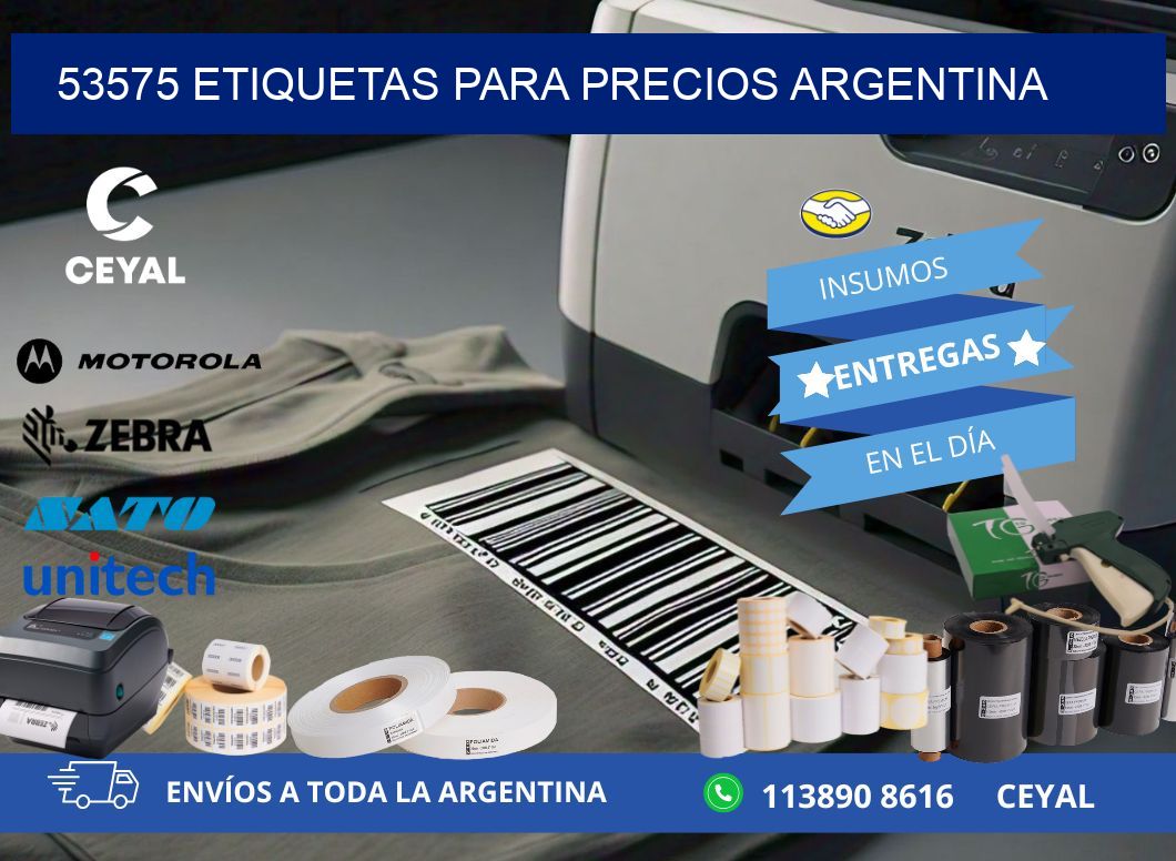 53575 ETIQUETAS PARA PRECIOS ARGENTINA