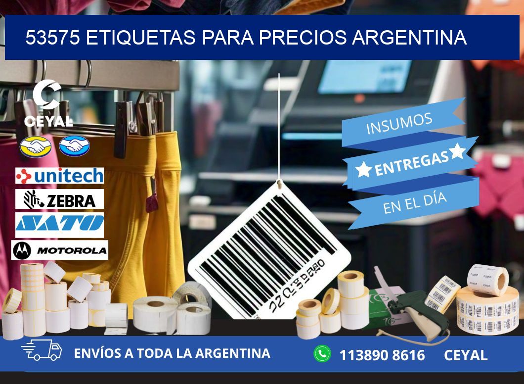 53575 ETIQUETAS PARA PRECIOS ARGENTINA