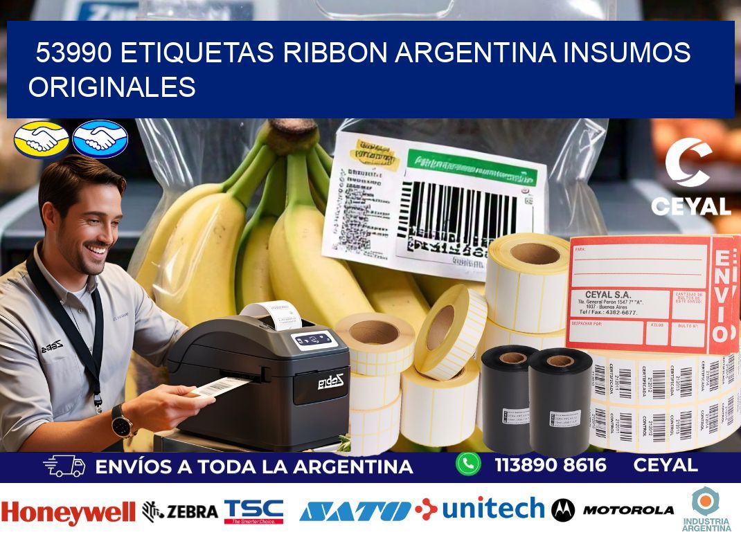 53990 etiquetas ribbon argentina INSUMOS ORIGINALES
