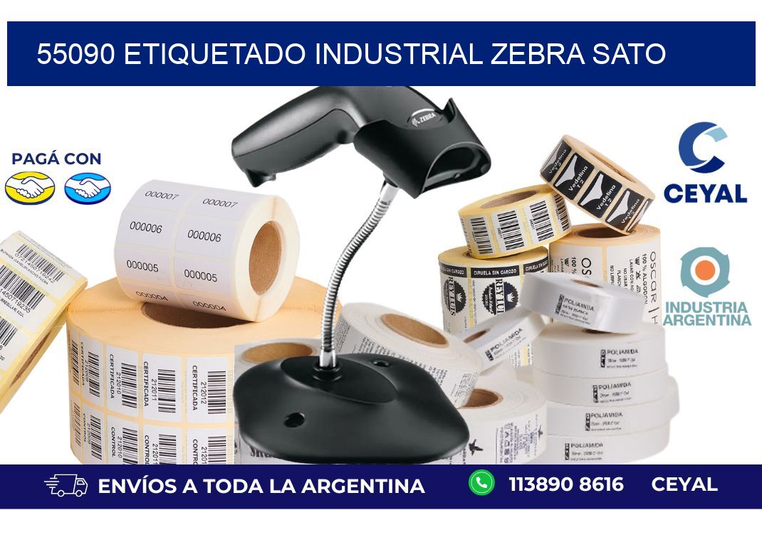 55090 ETIQUETADO INDUSTRIAL ZEBRA SATO