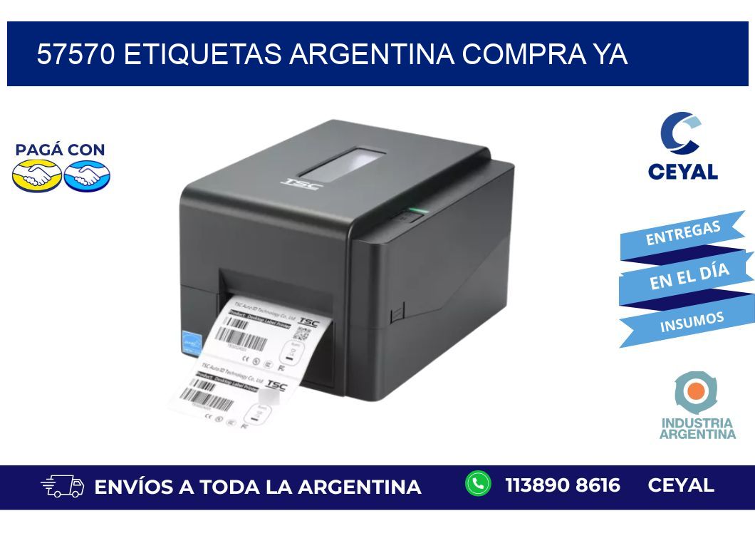 57570 etiquetas argentina COMPRA YA